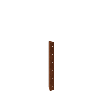 Jardinera de acero corten - Cantonera 90° - 60 cm