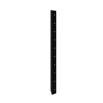 Jardinera de acero - Cantonera 90° - 100 cm - RAL9005 mate (negro)