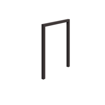 Pérgola de acero - Recto - 200 x 230 cm - RAL7016 mate (gris antracita) - Sin base de hormigón