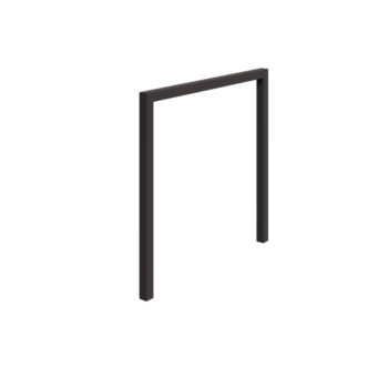 Pérgola de acero - Recto - 250 x 230 cm - RAL7016 mate (gris antracita) - Sin base de hormigón