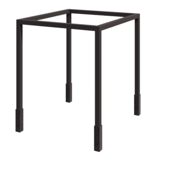 Pérgola de acero - Cuadrado - 274 x 250 x 230 cm - Otro color RAL - Con base de hormigón