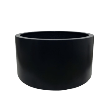 Jardinera de fibra de vidrio - Rond - Ø 100 x 60 cm - Con fondo