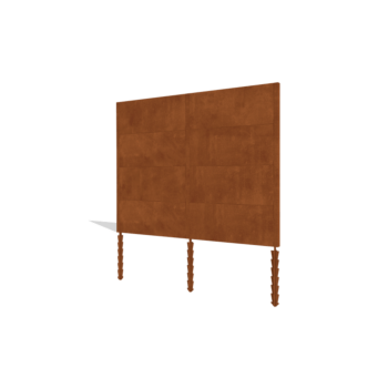 Valla de acero corten H4 juego completo 258 cm