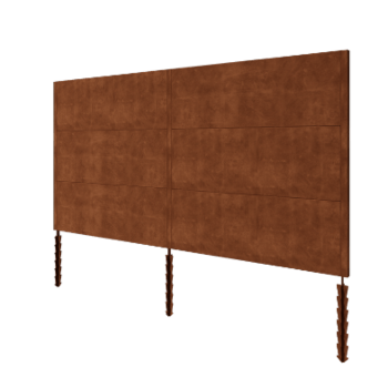 Valla de acero corten H3 - Juego completo - 378 x 6 x 190 cm