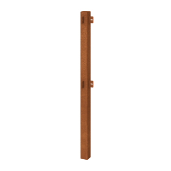 Vallas ornamentales de acero corten poste esquinero