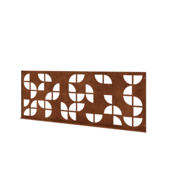 Vallas ornamentales de acero corten G 149 x 60 cm