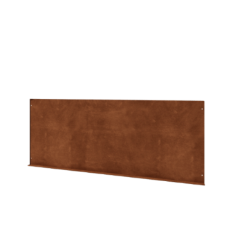 Celosía decorativa de acero corten V - Panel - 149 x 3 x 60 cm