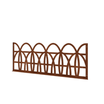 Vallas ornamentales de acero corten T 149 x 60 cm