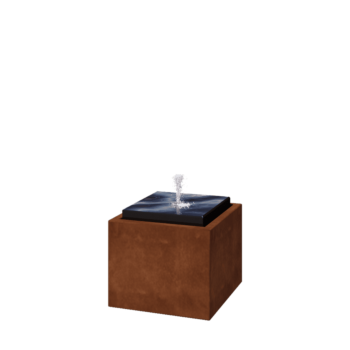 Ornamento acuático de acero corten 50 x 50 x 40 cm