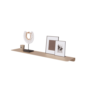 Estante de pared de acero - Forma de L - 100 x 20 x 5 cm - Sand look