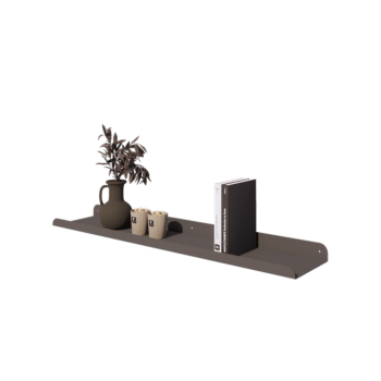 Estante de pared de acero - Forma de U - 100 x 20 x 5 cm - RAL7016 mate (gris antracita)