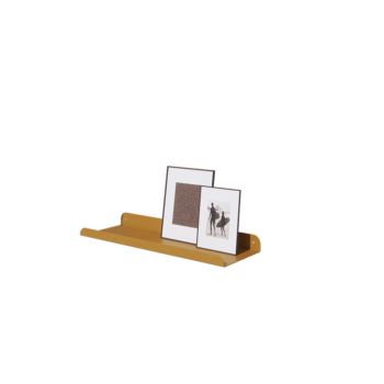 Estante de pared de acero - Forma de U - 60 x 20 x 5 cm - Gold