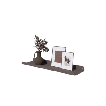 Estante de pared de acero - Forma de U - 80 x 20 x 5 cm - RAL7016 mate (gris antracita)
