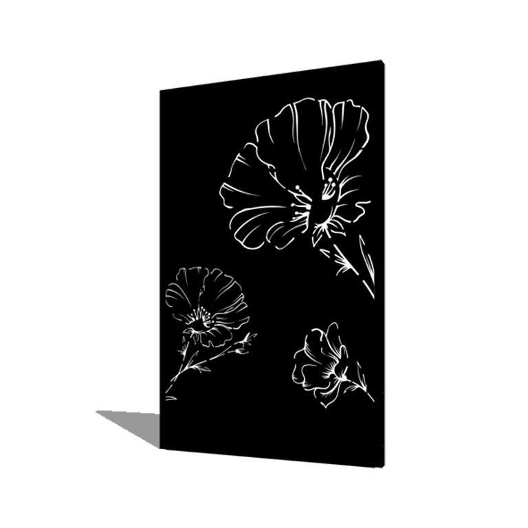 Panel de acero con tratamiento electrostático amapola 120 x 6 x 190 cm
