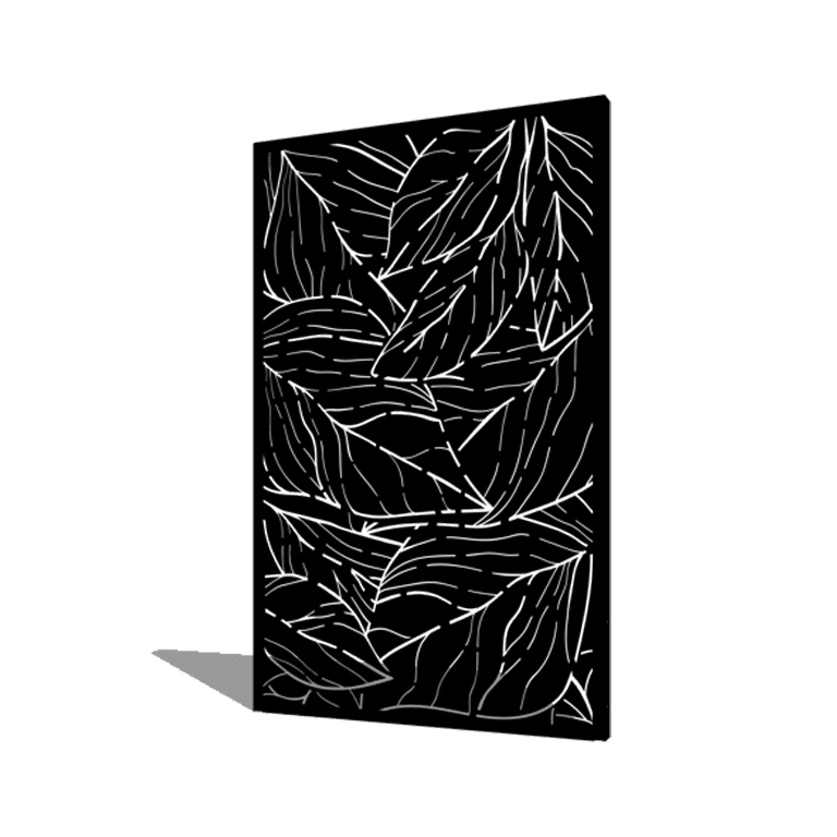Panel de acero con tratamiento electrostático hojas 120 x 6 x 190 cm