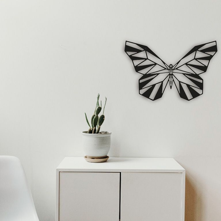 Decoración metálica de pared Mariposa 2.0