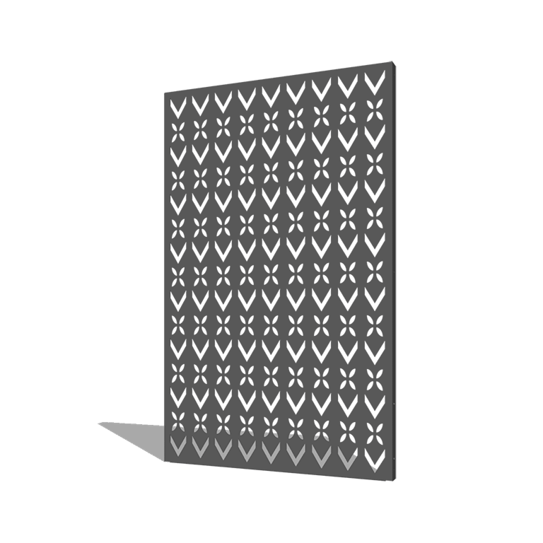 Panel de acero con tratamiento electrostático patrón de techo composición 1 120 x 6 x 190 cm