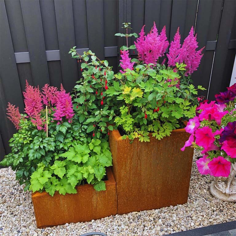 Jardinera de acero corten Miami special II 50