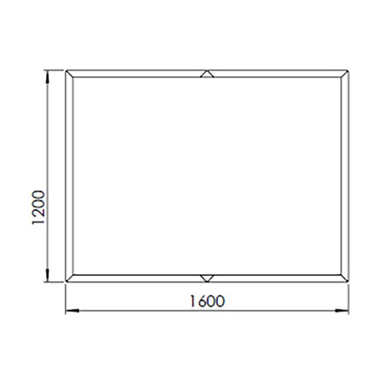 Jardinera de acero con tratamiento electrostático Texas xxl 160 x 120 cm