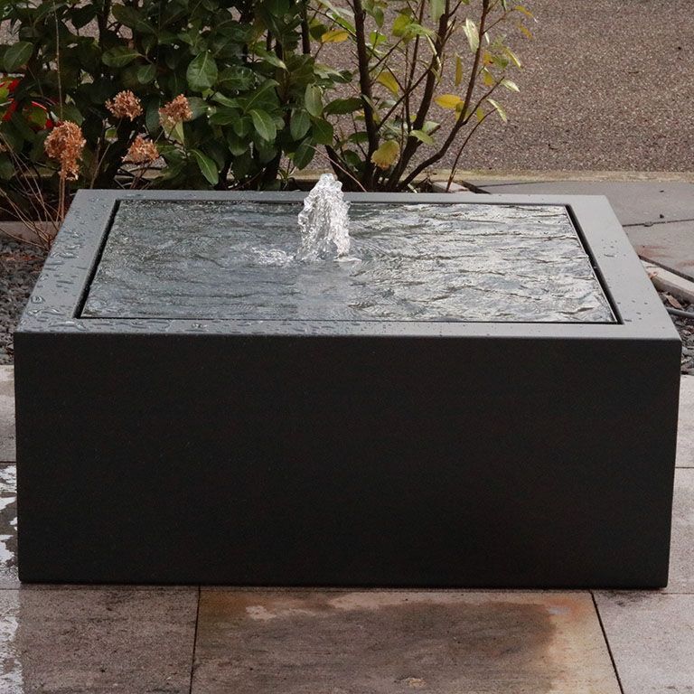 Mesa de agua de aluminio 100 x 100 x 40 cm