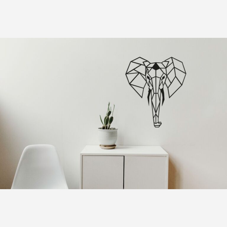 Decoración metálica de pared Elephant 2.0