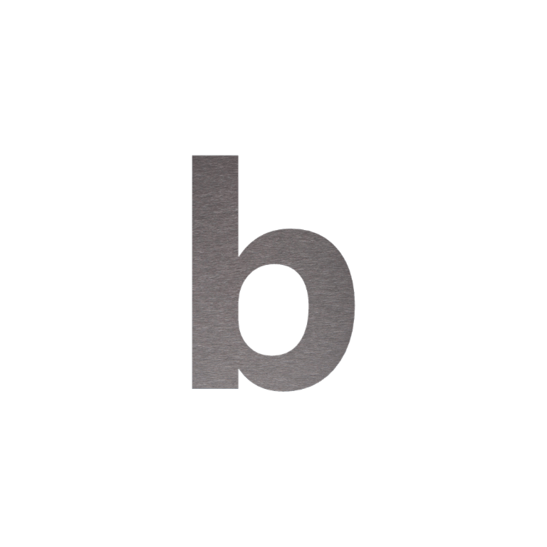 Número de vivienda de acero inoxidable b – 71,8 cm