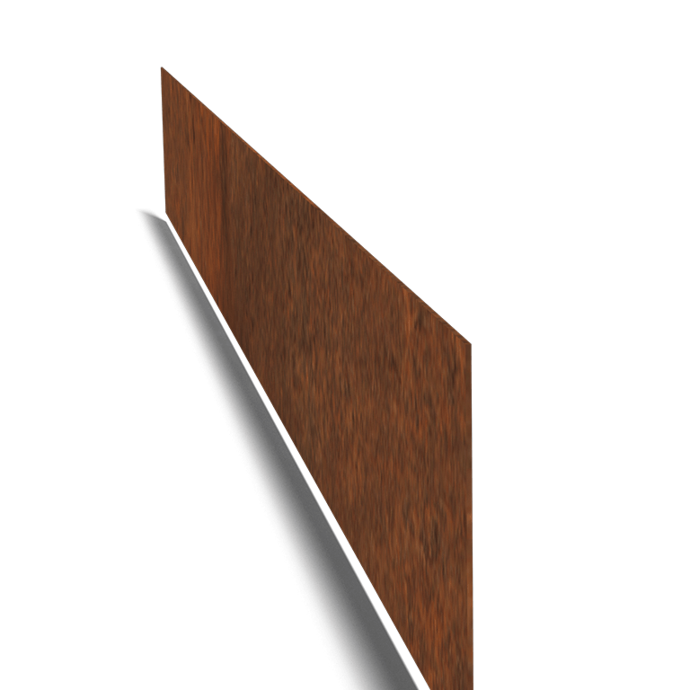 Bordura de acero corten recta 25 cm (longitud: 150 cm)