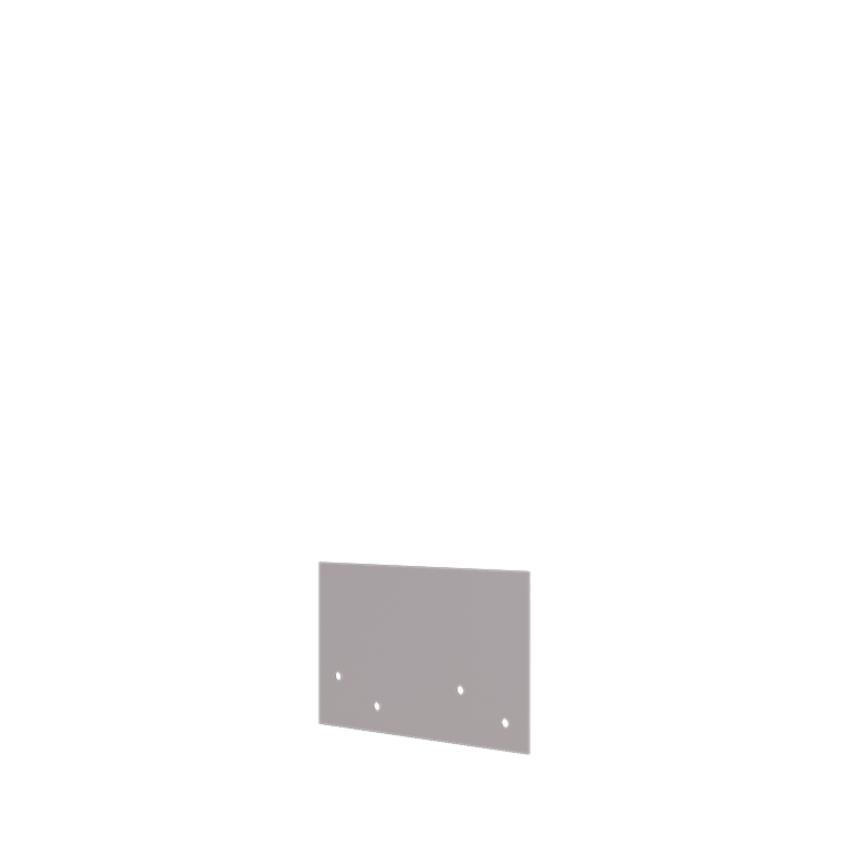 Placa de unión de acero galvanizado - Recto - Altura borde jardín 12 / 15 cm