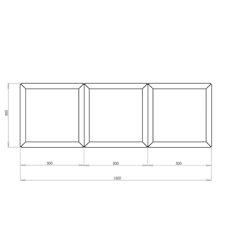 Jardinera de acero con tratamiento electrostático Miami special III 50