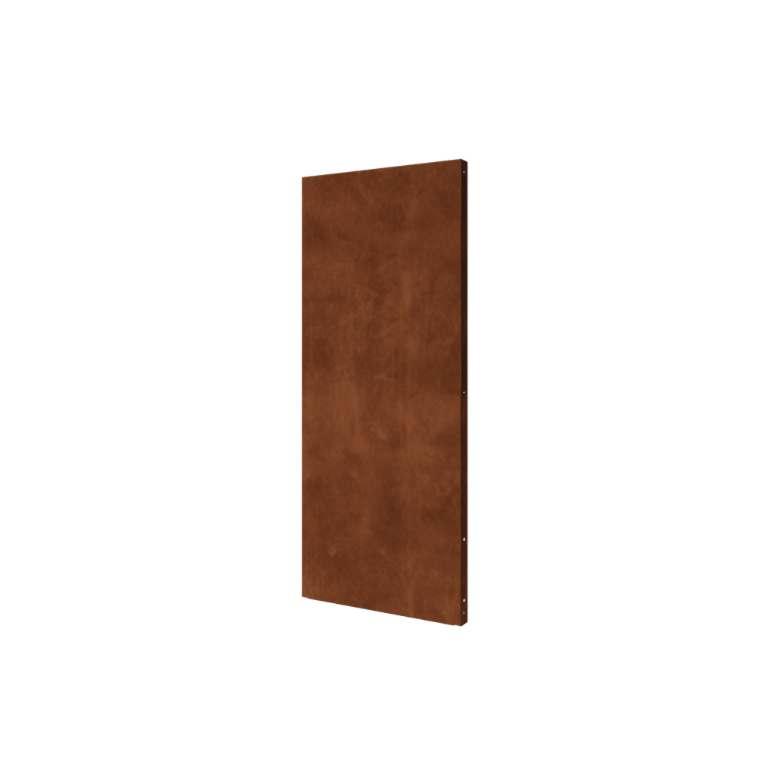 Panel base de acero corten 80 x 6 x 190 cm