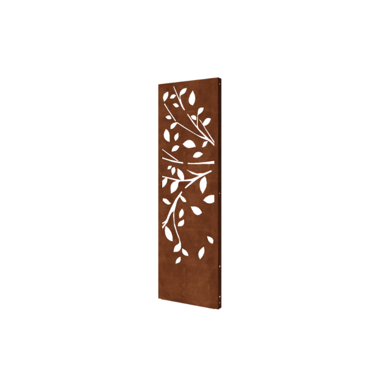 Panel decorativo de acero corten - Árbol - Parte 2 - 60 x 6 x 190 cm