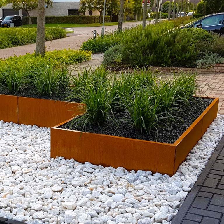 Jardinera de acero corten Kansas 120