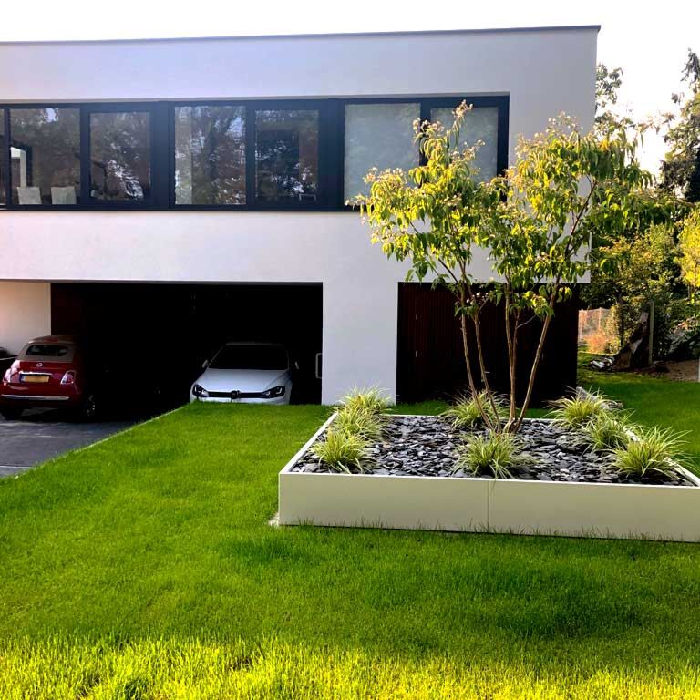 Jardinera de acero con tratamiento electrostático Miami xxl 300 x 300 cm