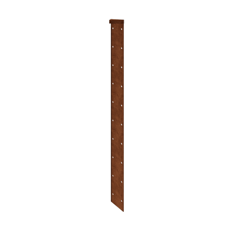Jardinera de acero corten - Cantonera 180° - 70 cm
