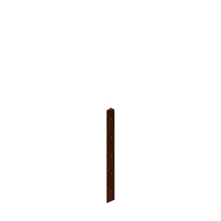 Jardinera de acero corten - Cantonera 30° - 50 cm