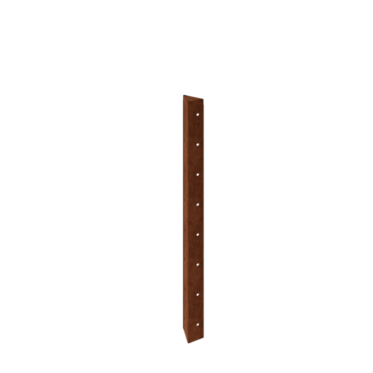 Jardinera de acero corten - Cantonera 90° - 80 cm