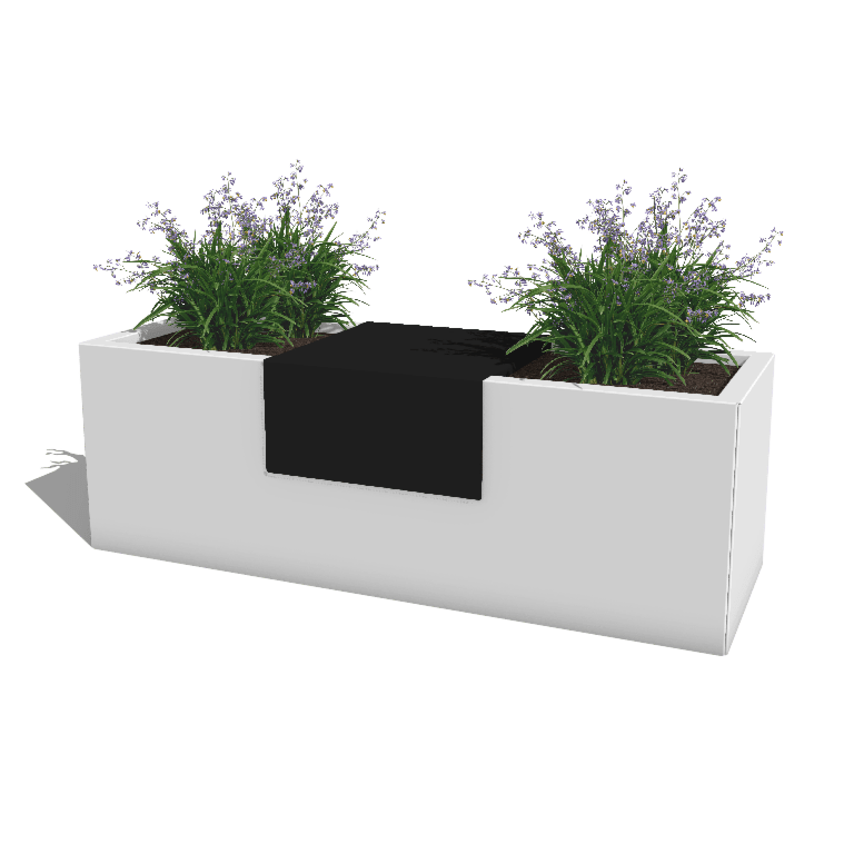 Plataforma para jardinera con tratamiento electrostático 40 x 41 x 20 cm