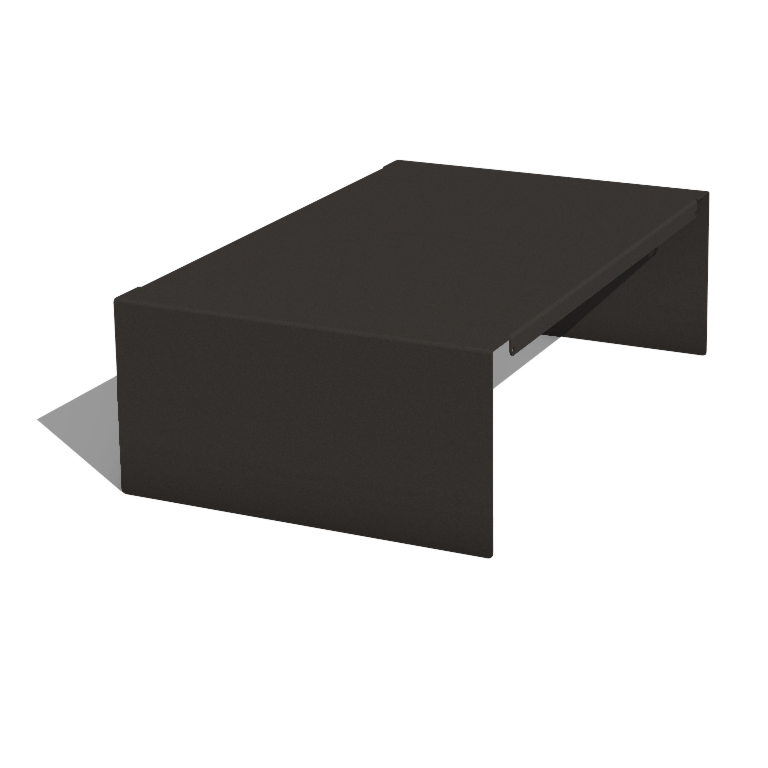 Plataforma para jardinera con tratamiento electrostático 40 x 61 x 20 cm