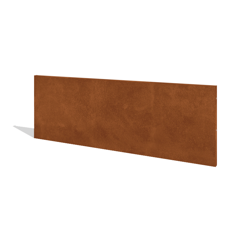 Valla de acero corten H panel 180 x 63,3 cm