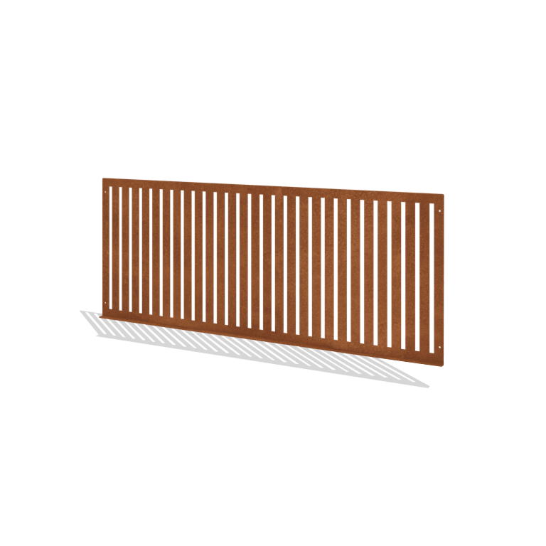 Vallas ornamentales de acero corten S 149 x 60 cm