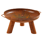 Cuba de acero corten Louisiana 680x580x280