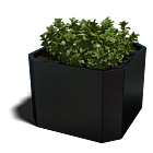 Jardinera de acero con tratamiento electrostático Boston 700