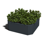 Jardinera de acero con tratamiento electrostático Boston 800
