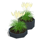 Jardinera de acero con tratamiento electrostático Chicago special II 500
