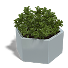 Jardinera de acero galvanizado Denver 400