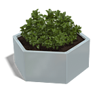 Jardinera de acero galvanizado Denver 500