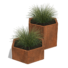 Jardinera de acero corten Denver special II 400