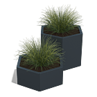 Jardinera de acero con tratamiento electrostático Denver special II 400