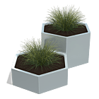 Jardinera de acero galvanizado Denver special II 500