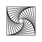 Decoración metálica de pared Geometric Pattern 3.0